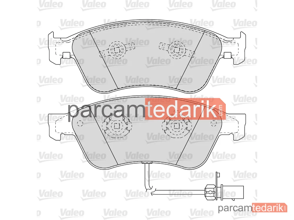 VALEO 670845 | Fren Balatası — Audi A6 C6, VW Phaeton, Audi A8 D3
